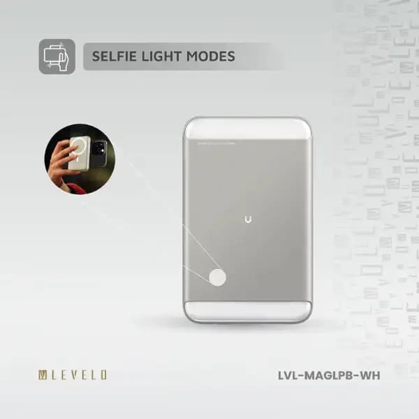 پاوربانک 8000 هزار مگ سیف لولو مدل Levelo MagLight Portable Power Bank 8000mAh — تصویر ۶