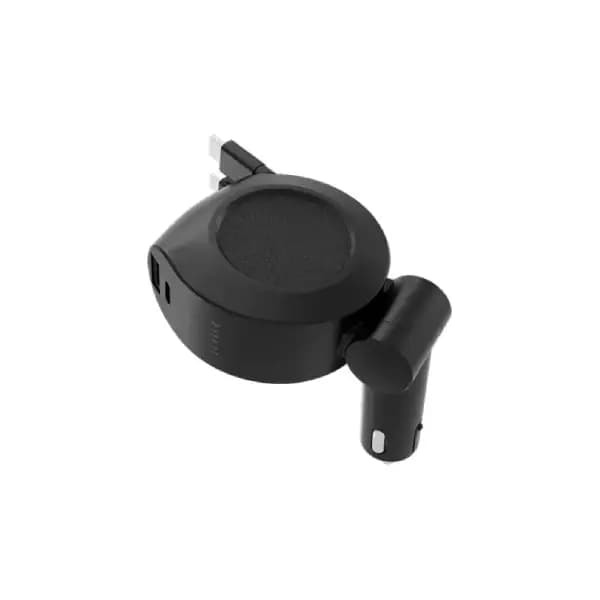 شارژر فندکی خودرو لولو مدل Levelo Orbis 4 In 1 Saffiano Leather Car Charger — تصویر ۳
