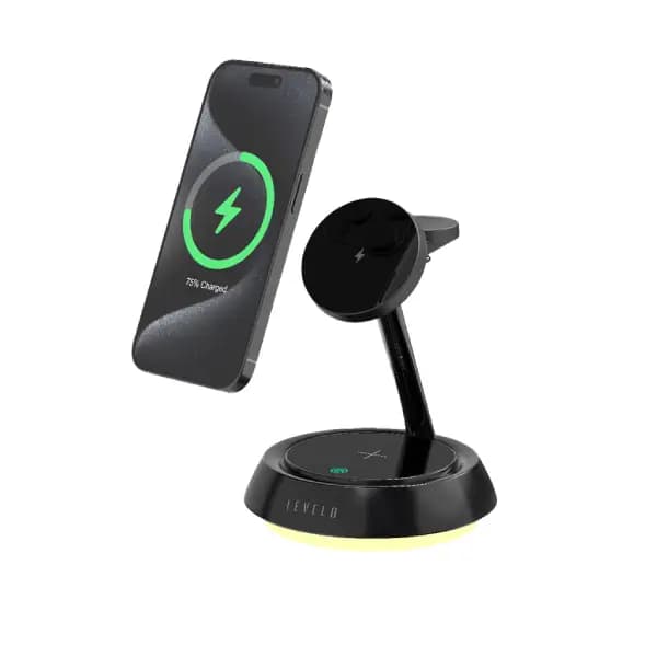 شارژر بیسیم ۳ در ۱ لولو مدل Levelo Sienese 3 In 1 Wireless Charger — تصویر ۳
