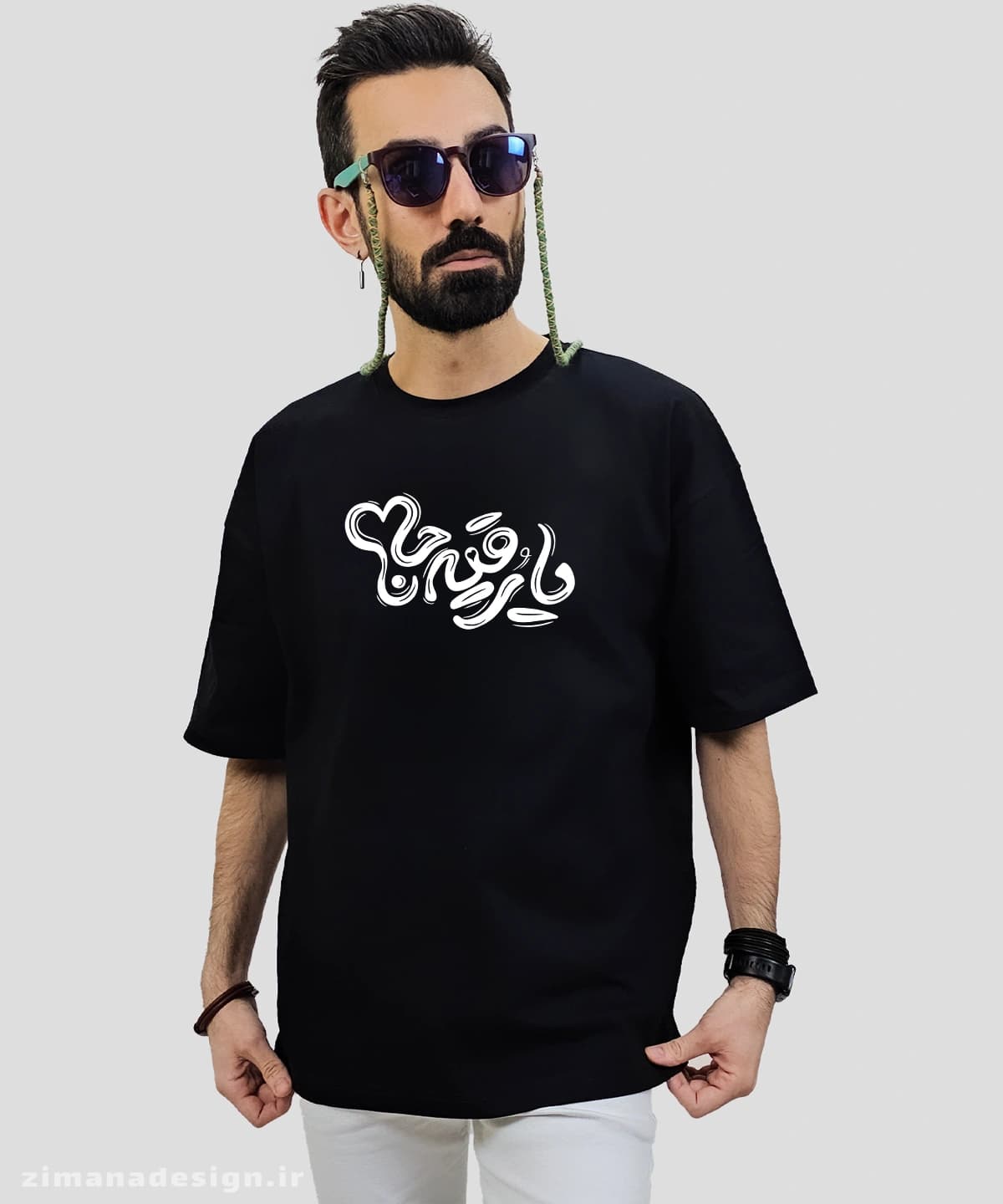 تیشرت لش مردانه و زنانه مذهبی طرح یا رقیه جان کد 766