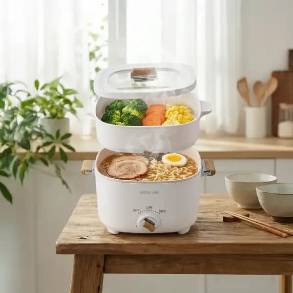 بخارپز برقی چندکاره گرین لاین مدل Green Lion Multi-Pot Electric Cooker — تصویر ۵