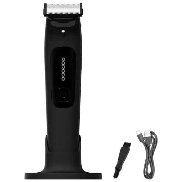 ریش تراش و ماشین اطلاح بدن دو تیغه پرودو مدل Porodo Lifestyle Shapetrim Dual-Blade Trimmer with Precision Styling & Edging — تصویر ۵