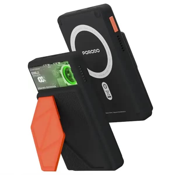 پاوربانک مگ سیف 10 هزار پرودو مدل Porodo 10000mAh MagSafe Power Bank — تصویر ۴