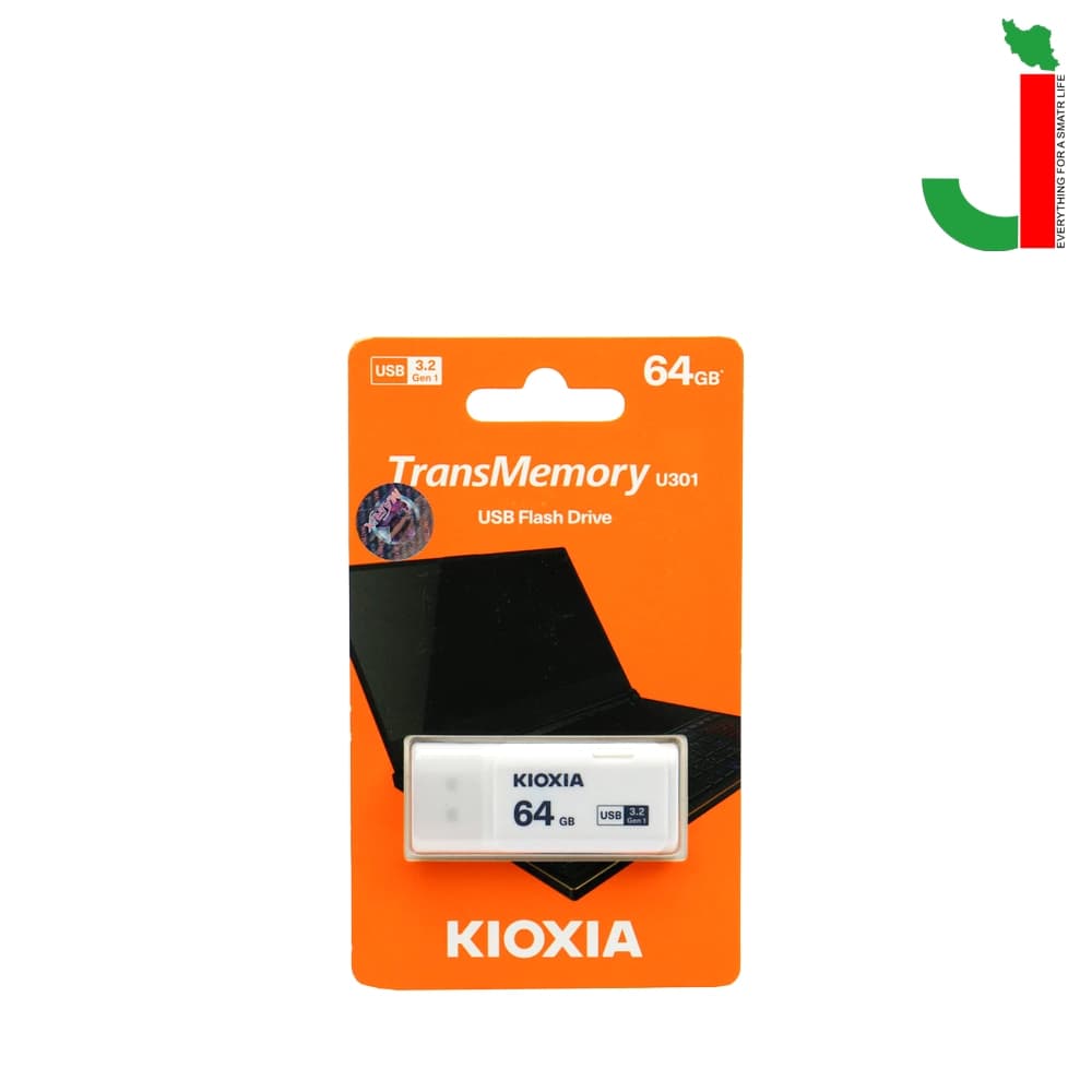 فلش کیوکسیا مدل U301 ظرفیت 64 گیگابایت USB3.0 — تصویر ۲