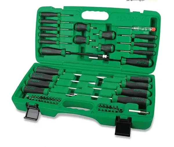 مجموعه پیچ گوشتی 58 عددی تاپ تول مدل GAAI5801 — تصویر ۲