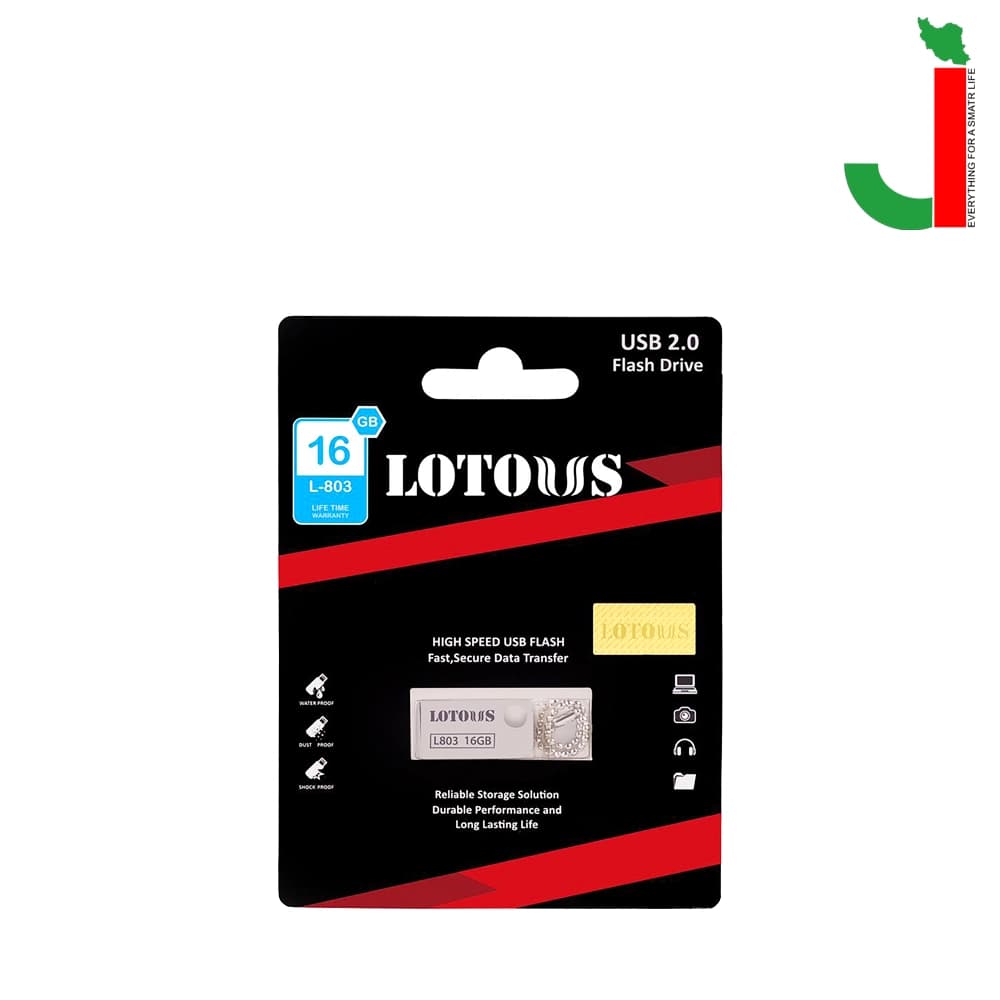 فلش مموری لوتوس مدل L803 ظرفیت 16 گیگابایت USB 2.0 — تصویر ۲