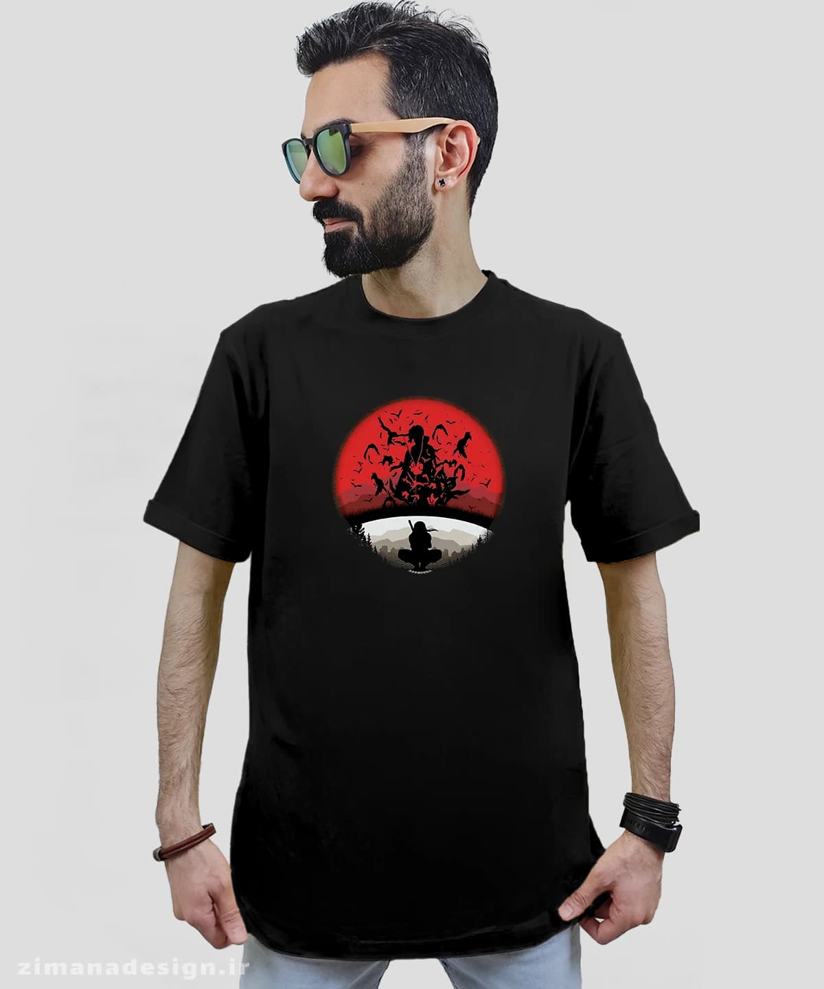 تیشرت مردانه و زنانه انیمه طرح ناراتو کد 664 — تصویر ۸