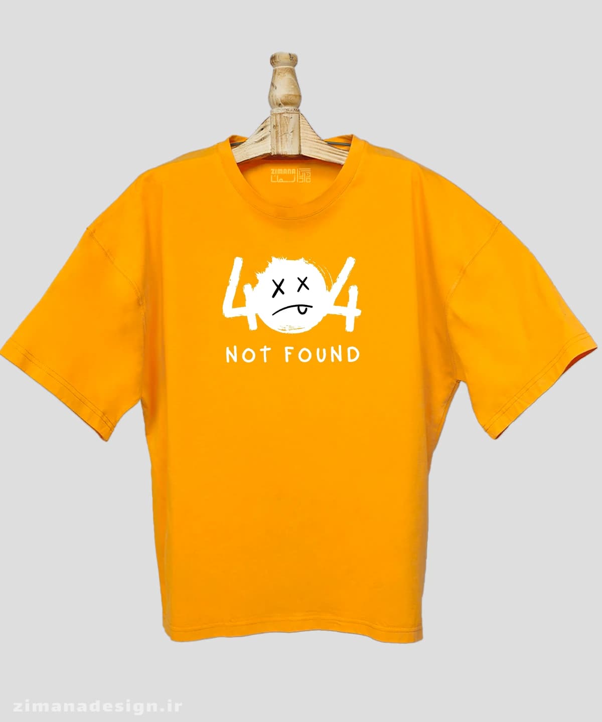 تیشرت لش مردانه و زنانه طرح ارور Not Found 404 — تصویر ۵