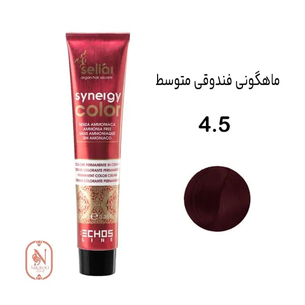 رنگ مو بدون آمونیاک اچ اس لاین 4/5 100 میل