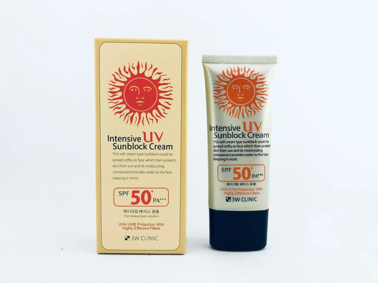 کرم ضد آفتاب بی رنگ تری دبلیو کلینیک 70 میل حاوی spf50
