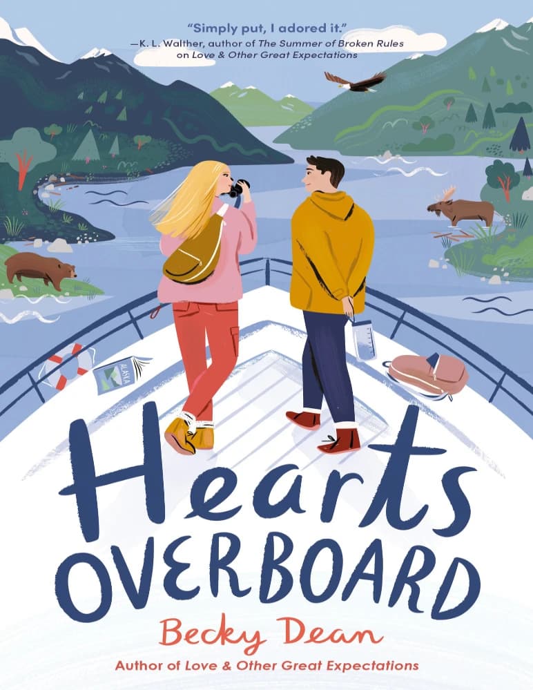 کتاب قلب های بیش از حد (Hearts Overboard) نسخه انگلیسی PDF | بکی دین