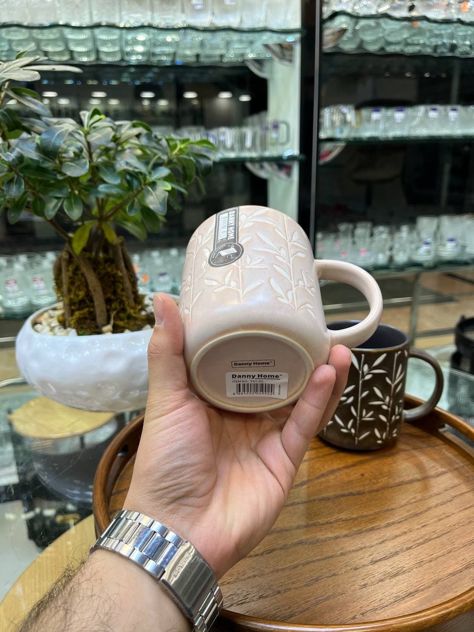 ماگ طرح برگ DANNY HOME — تصویر ۲