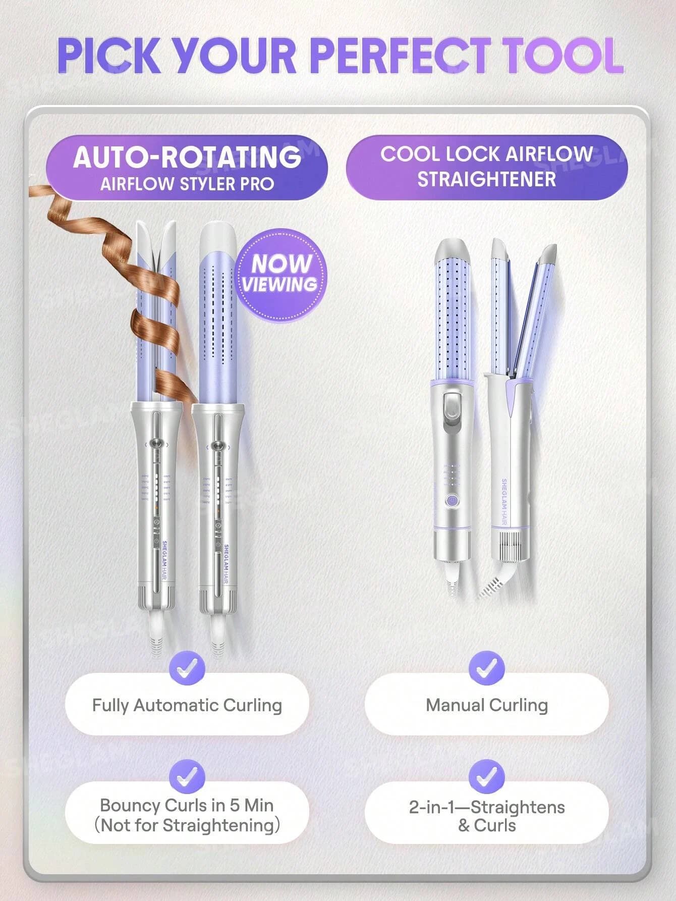 فر کننده مو شیگلم One Touch Airflow Styler Pro سایز 25 میلیمتر — تصویر ۳