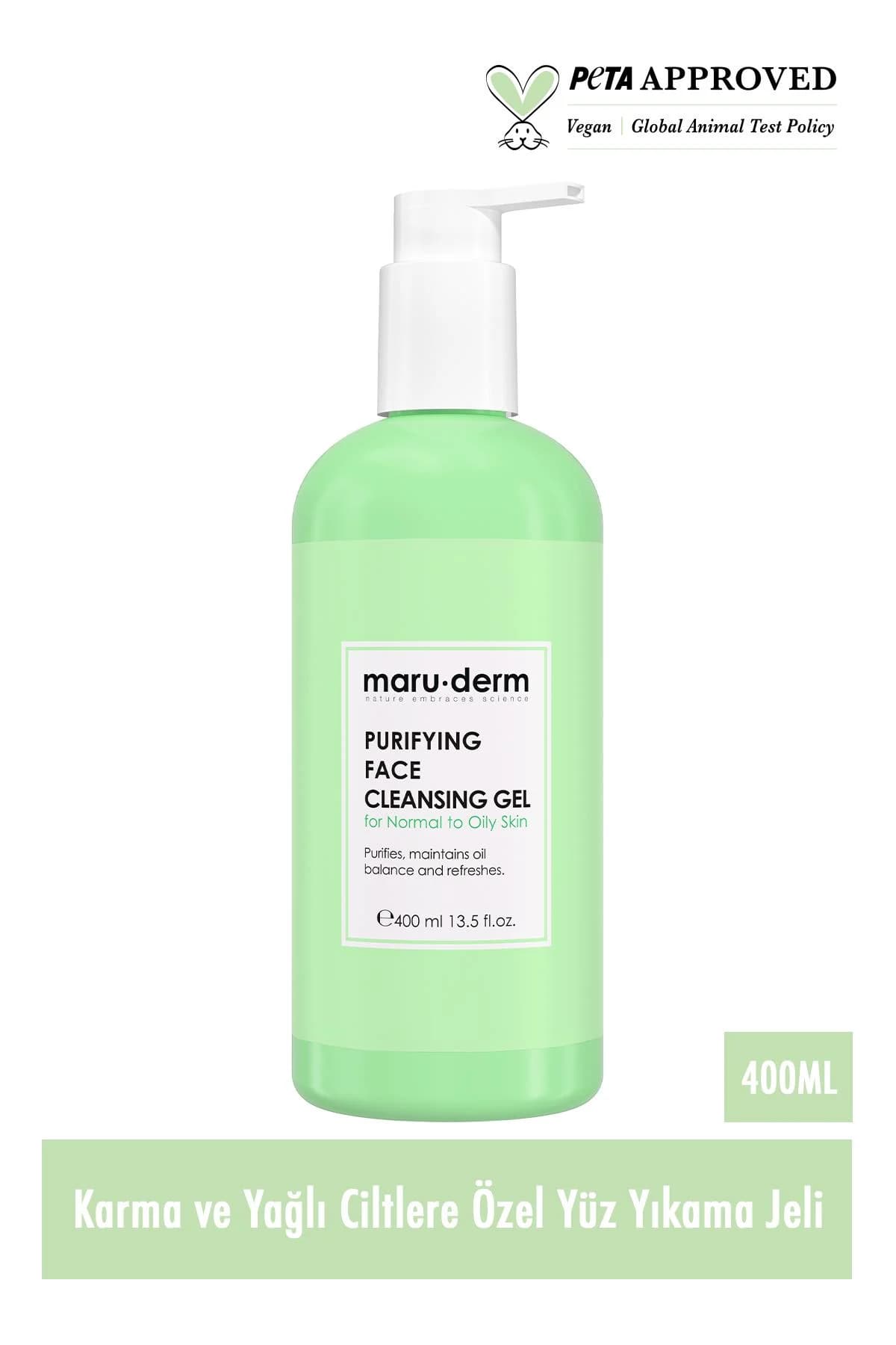 ژل شستشو پوست چرب مارودرم مدل Purifying حجم 400ml — تصویر ۲
