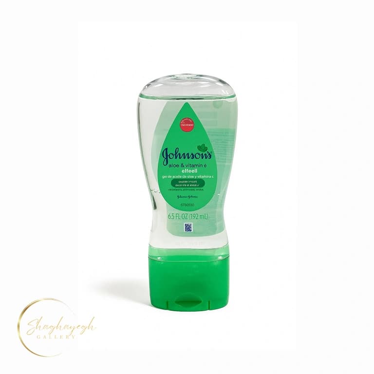 ژل آبرسان بدن با آلوئهورا و ویتامین E جانسون ۱۹۲ میل | Johnson’s Aloe & Vitamin E Gel 192ml
