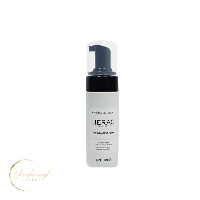 فوم پاککننده صورت The Cleansing Foam لیراک Lierac مناسب انواع پوست با پریبیوتیک 150 میل