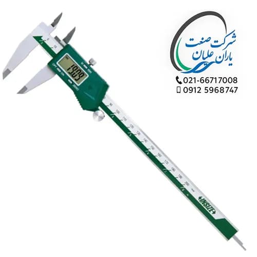 کولیس دیجیتال فک بالا یکطرفه 20 سانت مدل 1184-200 اینسایز (INSIZE)