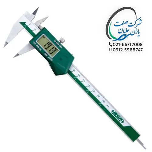 کولیس دیجیتال نوک تیز سانت مدل 1183-200A اینسایز (INSIZE)