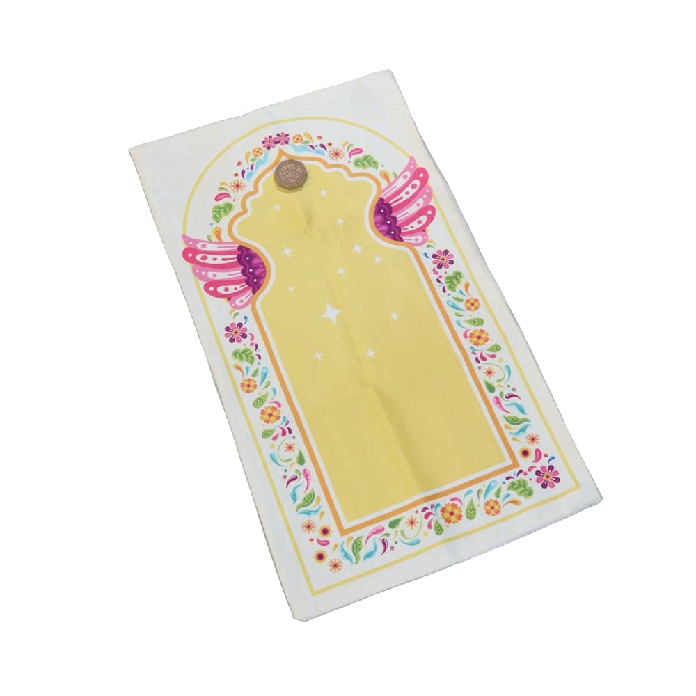 سجاده کودک مخمل طرح فرشته کد 0583