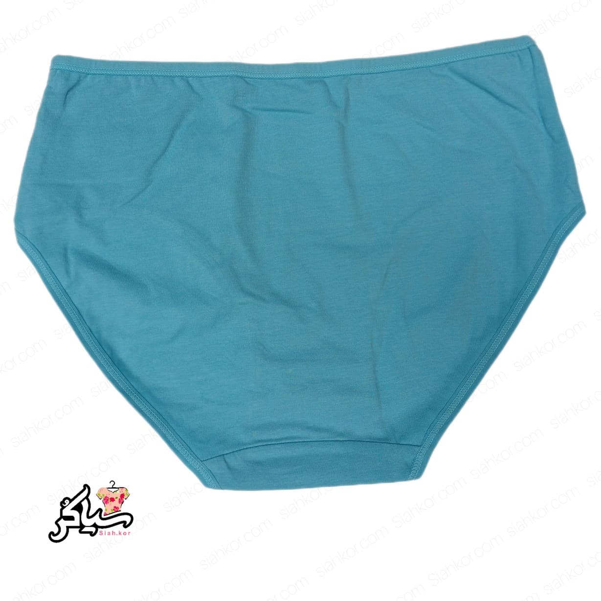 شورت نخی سایز XL ساده آیپینلو آبی — تصویر ۳