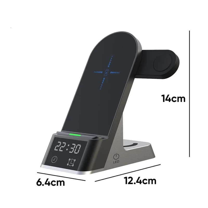 پایه نگهدارنده و شارژر وایرلس 3IN1 نیتو NITU NT201 — تصویر ۶
