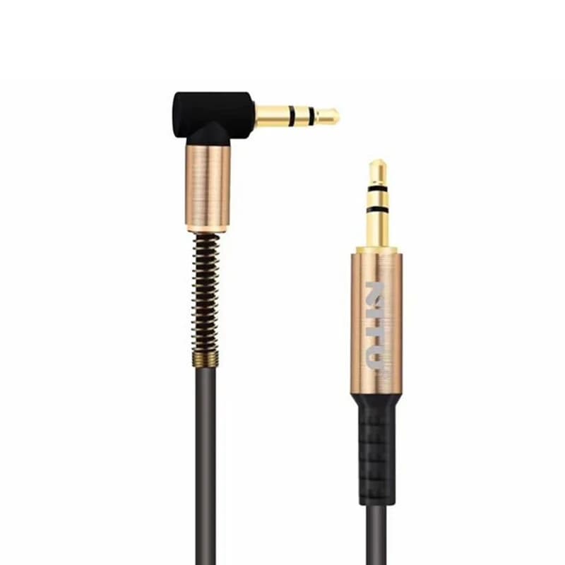 کابل فنری Nitu NT-AUX001 AUX 1.8m یکسر L — تصویر ۵