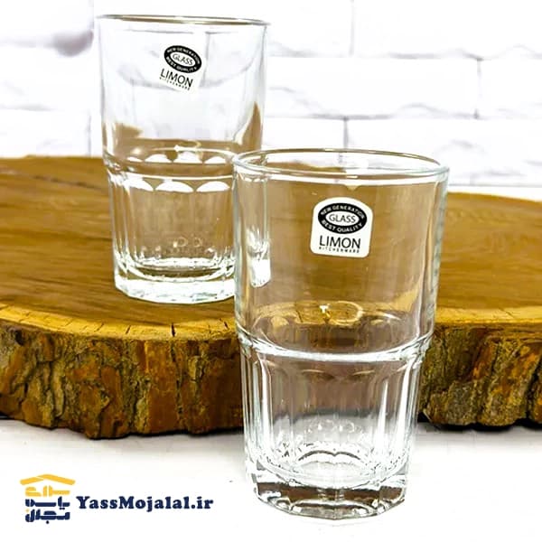 لیوان شیشه ای 290 سی سی لیمون