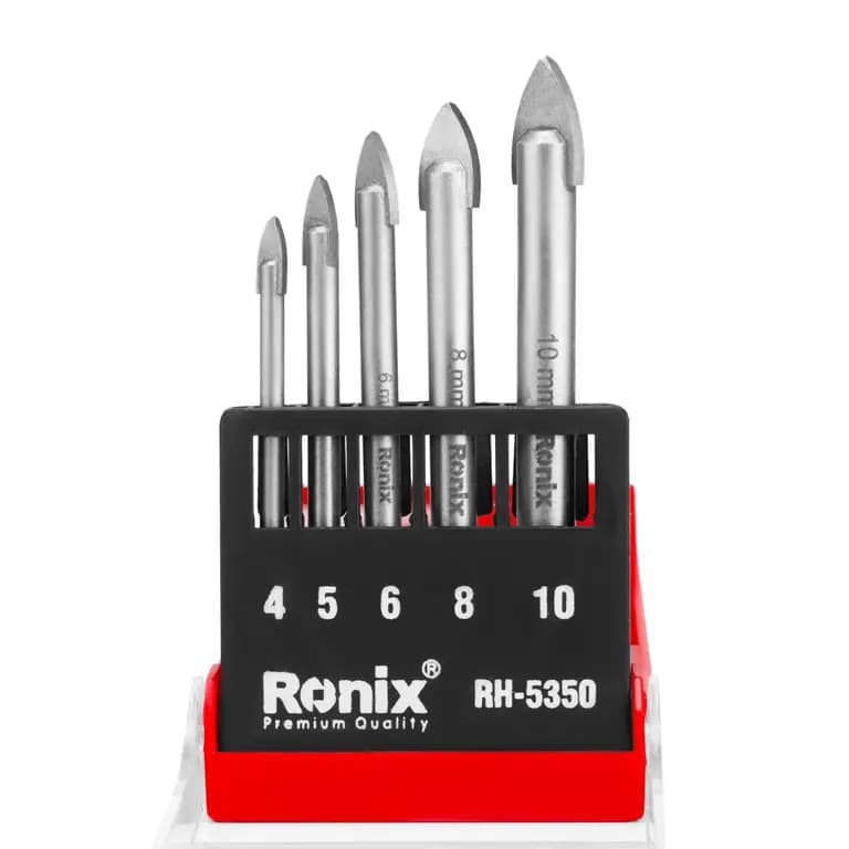 ست 5 عدی مته شیشه رونیکس مدل RH-5350 — تصویر ۲