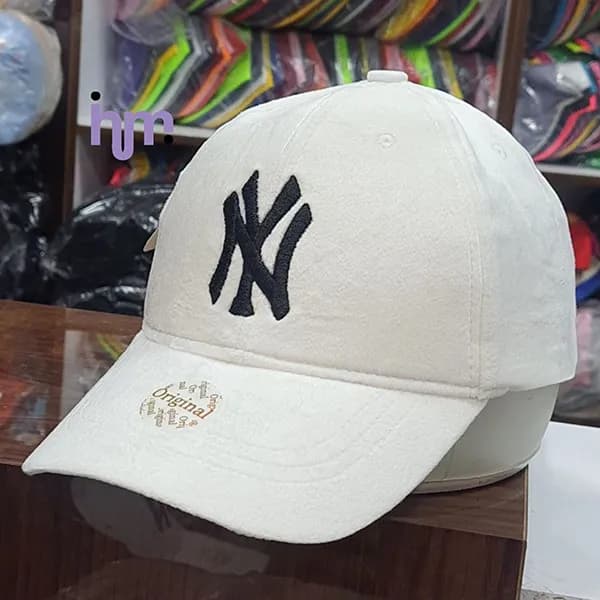 کلاه مخمل گلدوزی NY — تصویر ۲