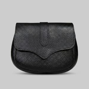 کیف زنانه چرم گاوی مدل کشکولی کد 40