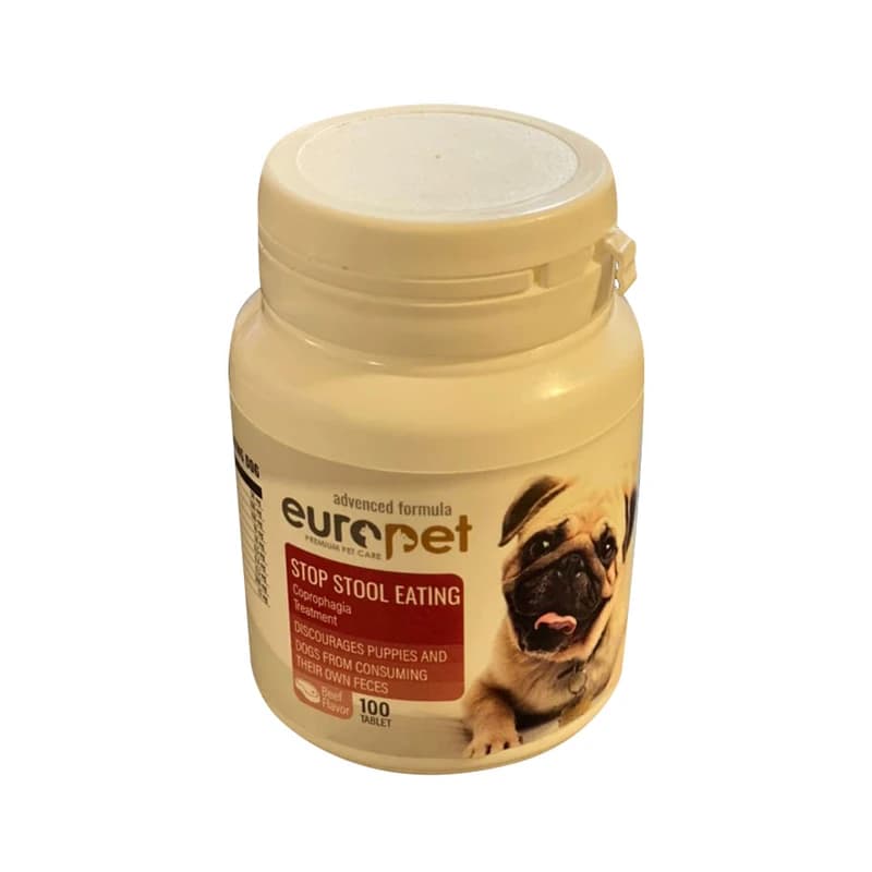 قرص ضد مدفوع خواری سگ یوروپت Europet تعداد 100 عدد — تصویر ۳