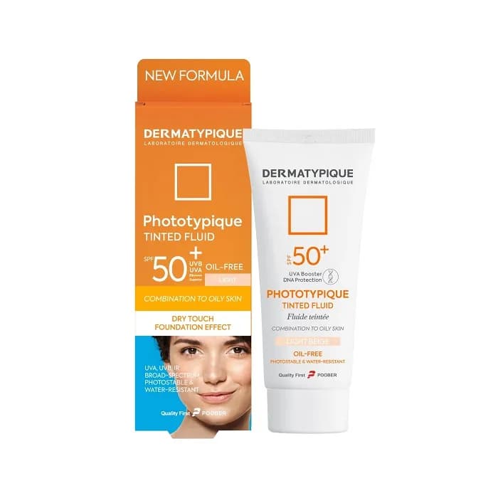 ضد آفتاب رنگی فلویید پوست مختلط و چرب +SPF50 درماتیپیک مدل فتوتیپیک — تصویر ۲