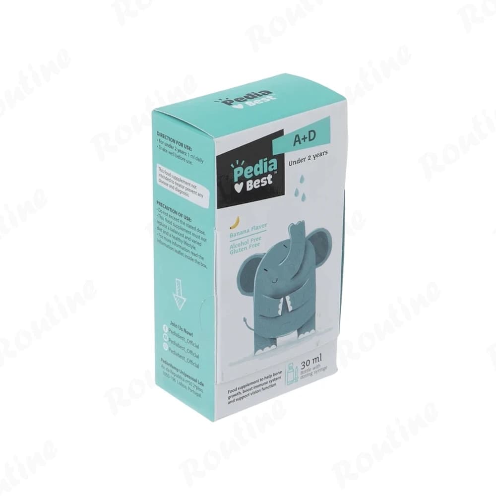 قطره خوراکی ویتامین آ+د پدیابست 30 میلیلیتر — تصویر ۲