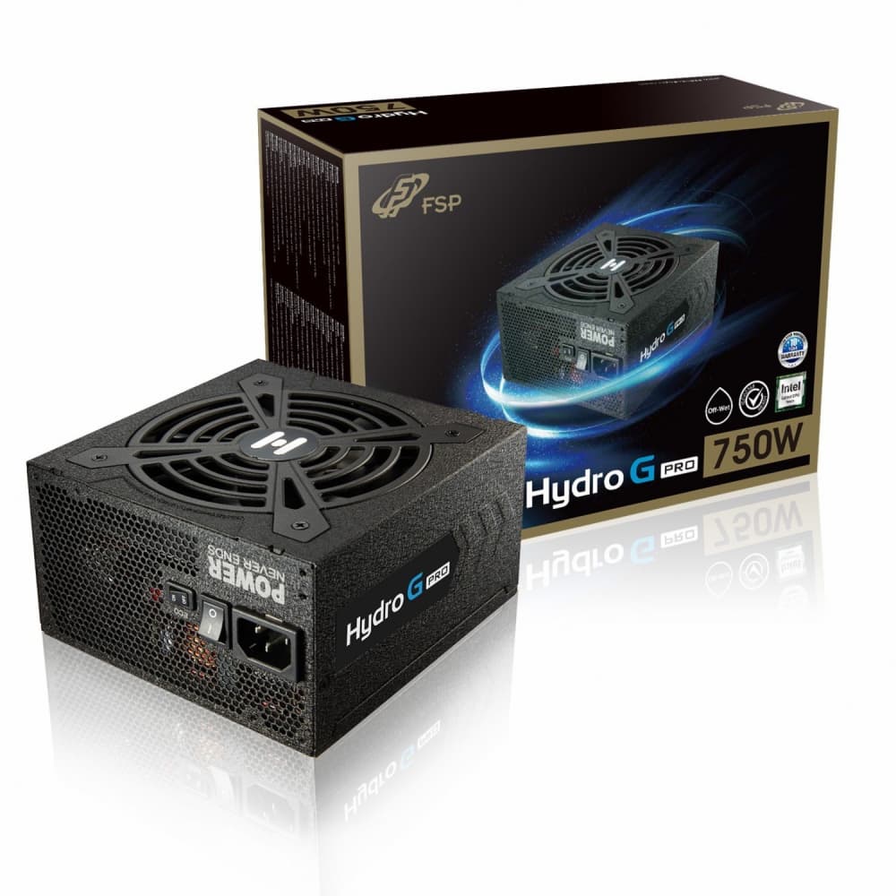 منبع تغذیه کامپیوتر اف اس پی مدل FSP HYDRO G PRO 750W GOLD کارکرده