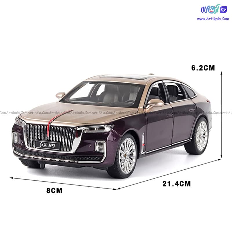 ماکت ماشین مدل HongQi H9 — تصویر ۹