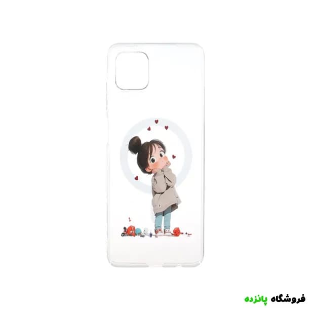 قاب مگ سیف سامسونگ A12 کریستالی طرح Cute Girl