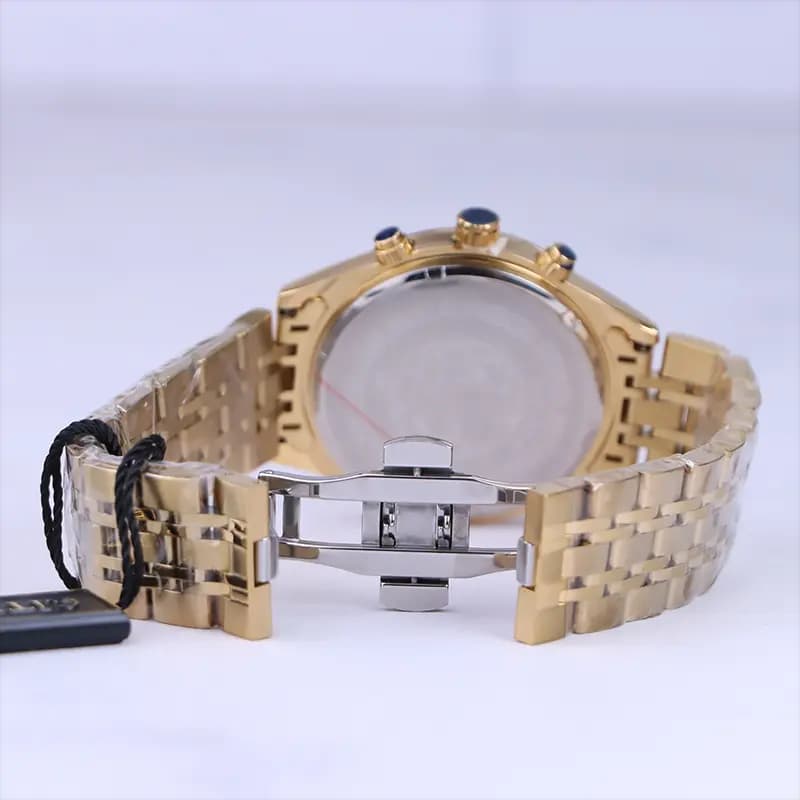 ساعت عقربه ای سیتیزن مردانه فلزی طلایی صفحه آبی G 2363/29 — تصویر ۲