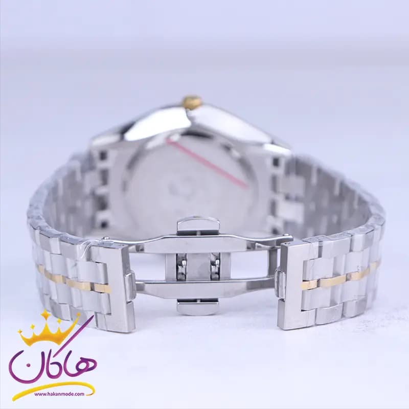ساعت مچی سیتیزن مردانه فلزی نقره ای طلایی صفحه آبی G31626/1 — تصویر ۲