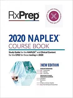 دانلود کتاب RxPrep’s 2020 Course Book for Pharmacist Licensure Exam Preparation