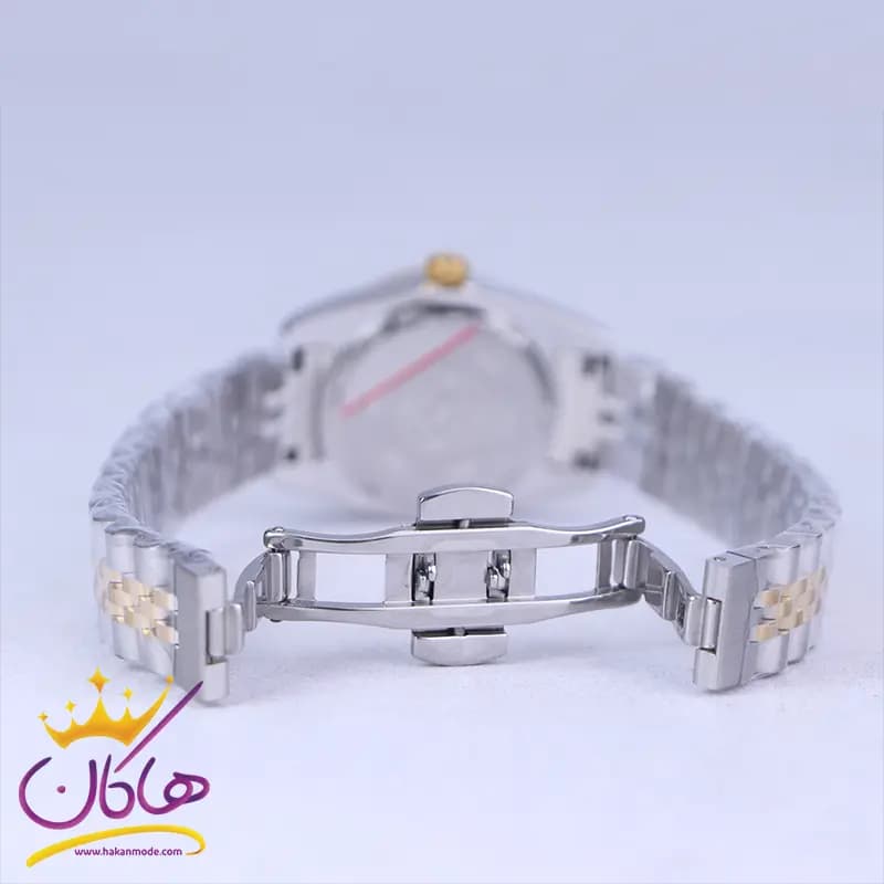 ساعت مچی سیکو زنانه فلزی نقره ای طلایی صفحه آبی L31628/5 — تصویر ۳