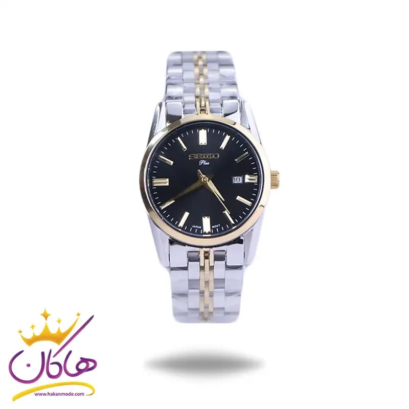 ساعت مچی سیکو زنانه فلزی نقره ای صفحه مشکی L31622/3 — تصویر ۴