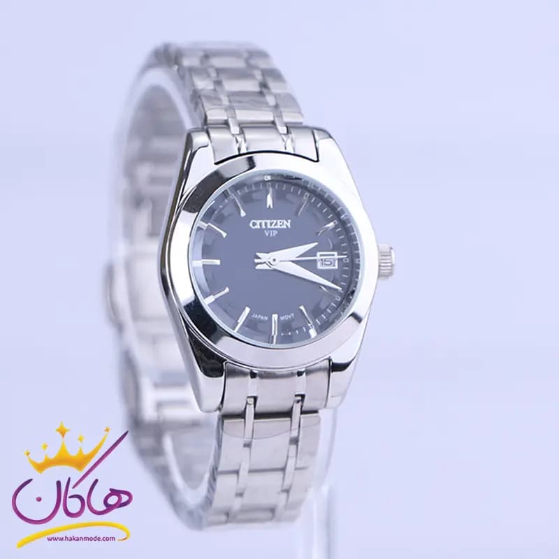 ساعت مچی سیتیزن زنانه فلزی نقره ای صفحه سبز L31624/3 — تصویر ۶