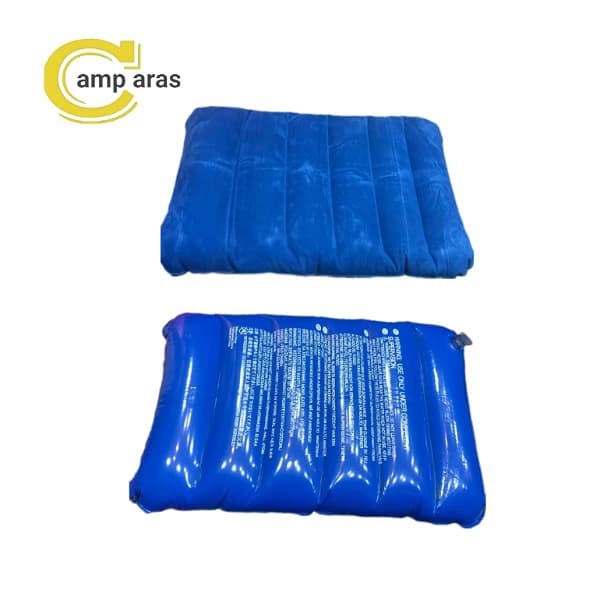 بالش بادی مسافرتی تخت با روکش مخملی SY-B07 — تصویر ۲