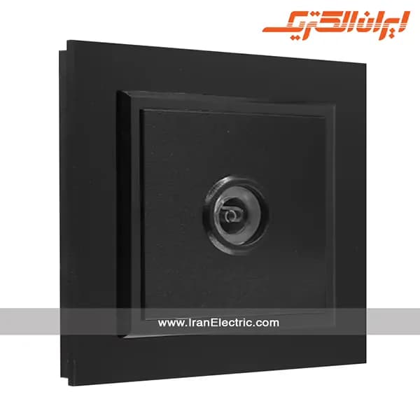 پریز آنتن TV پلکسی مشکی