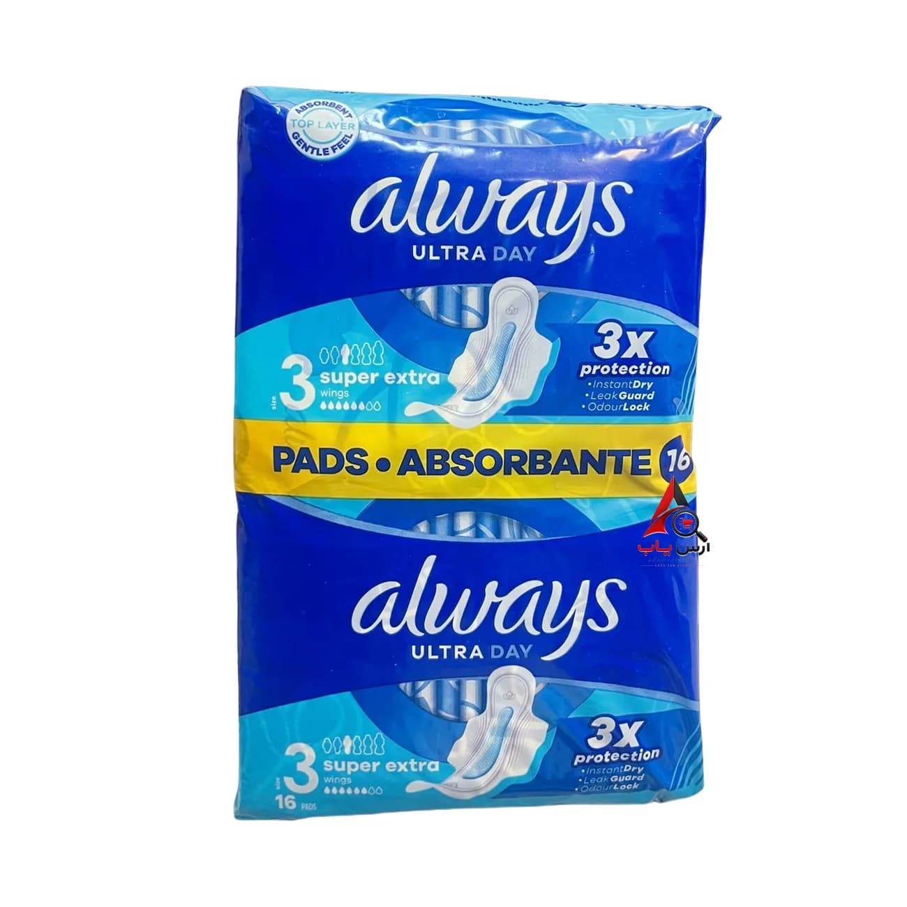 نوار بهداشتی روزانه Ultra Day آلویز Always مدل Super Extra سایز 3 بسته 16 عددی