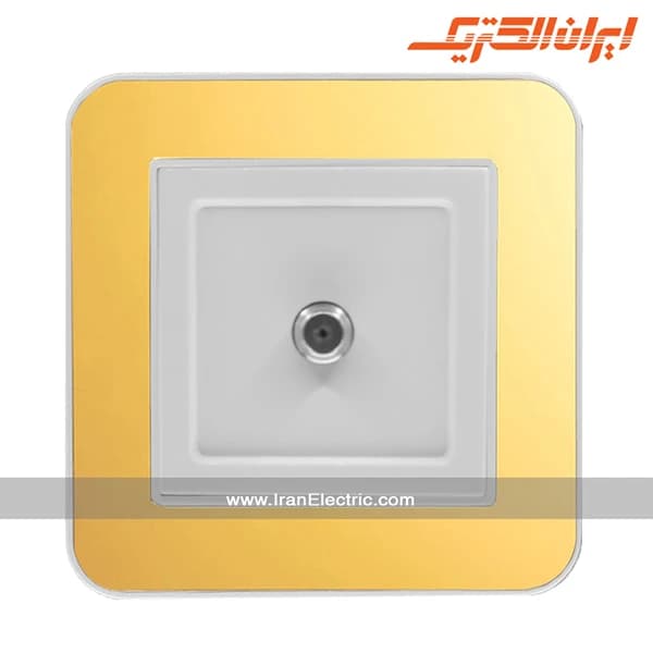 پریز آنتن SAT ارس سفید زه طرح متال — تصویر ۲