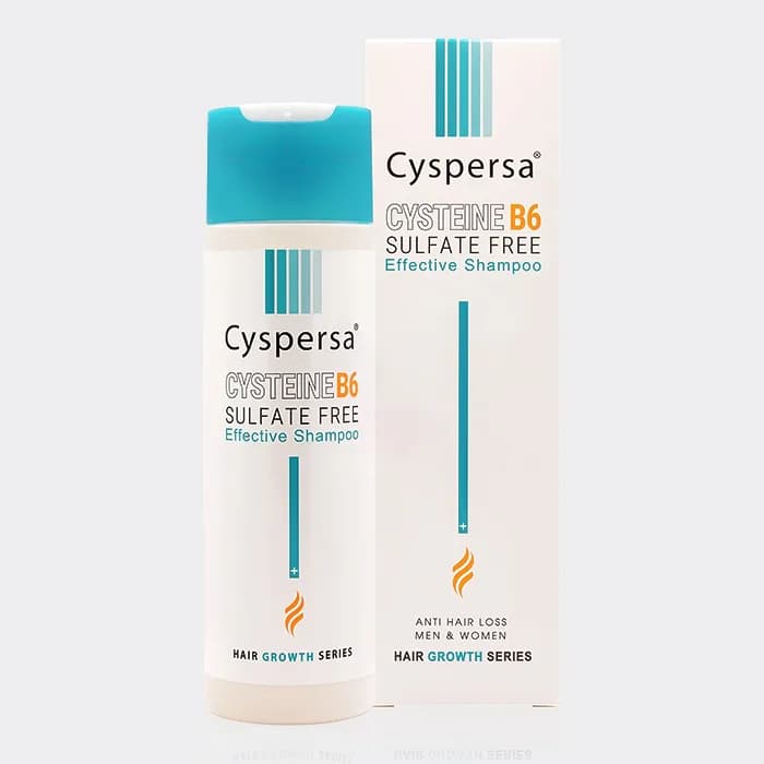 شامپو ضد ریزش سیستئین B6 سیسپرسا Cyspersa Cysteine B6 Effective Shampoo 250ml — تصویر ۲