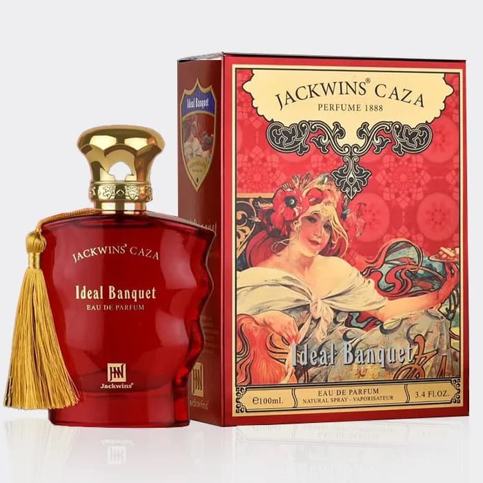 ادو پرفیوم زنانه آیدل بانکوئت جکوینز Jackwins Ideal Banquet EAU DE PARFUM 100ML — تصویر ۲
