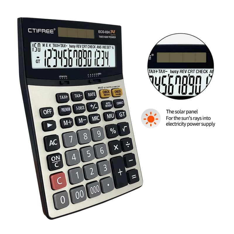 ماشین حساب مدل CTIFREE eco-024 — تصویر ۲
