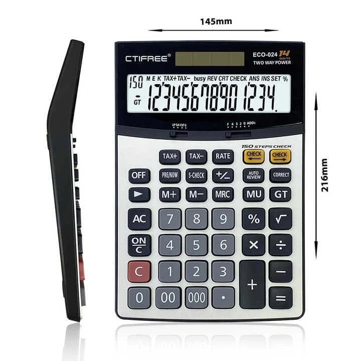 ماشین حساب مدل CTIFREE eco-024 — تصویر ۳